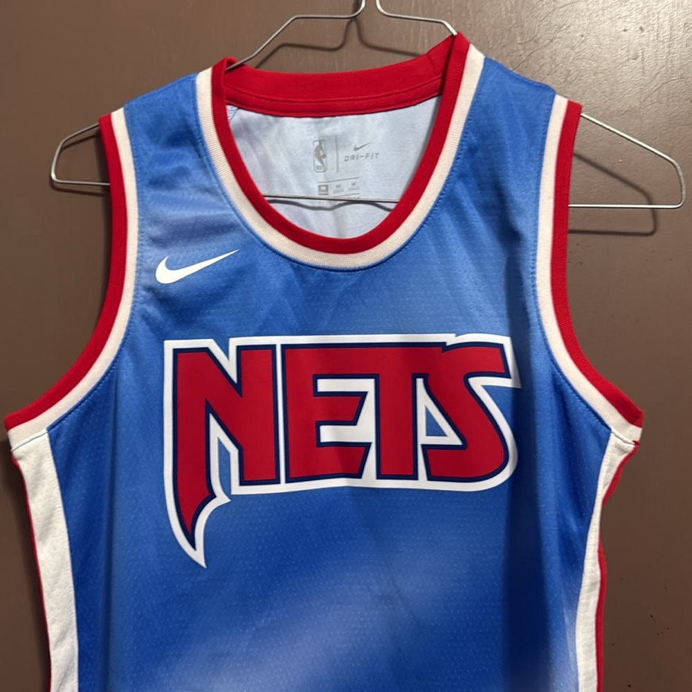 Brooklyn Nets Nike Blank City Edition Hardwood Classic Jersey Youth Medium - Picture 2 of 8